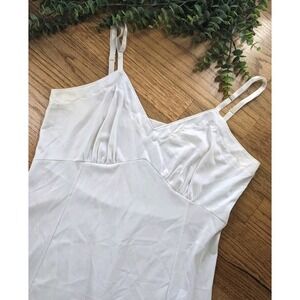 14/36👌🏽Vintge JCPenny Full Dress Slip Bridal Boudoir Nylon Lingerie Nightie